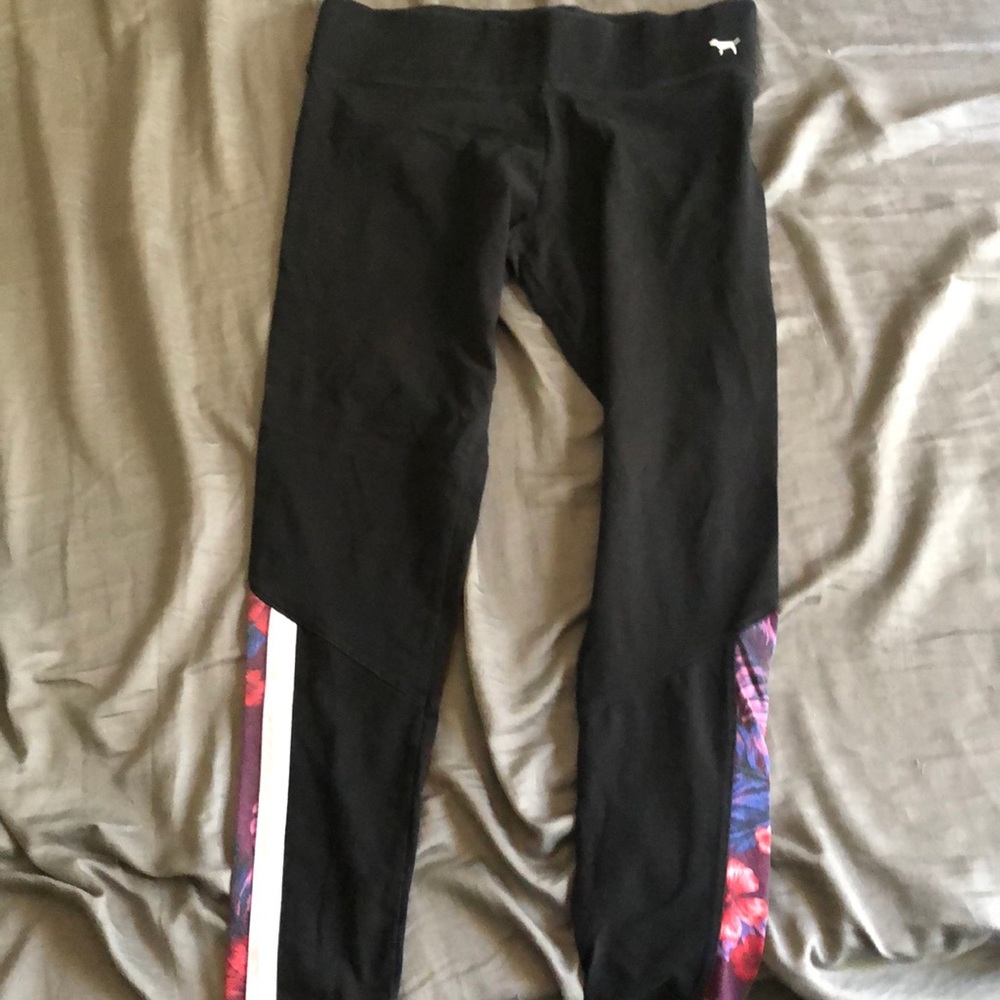 Pink (Victoria Secrets) Hawaiian Print Yoga Pants